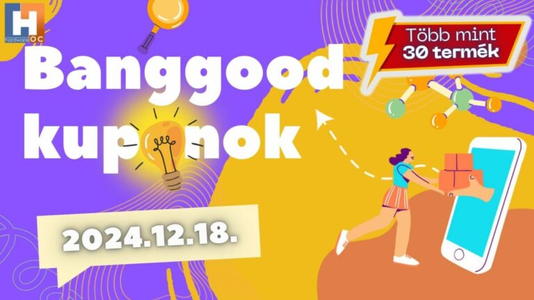 Banggood kuponos akciók - 2024.12.18.