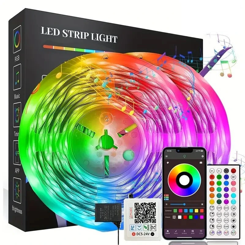 RGB Bluetooth LED szalag intelligens atmoszféra